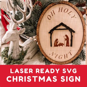 Nativity SVG | Holy Night Digital File