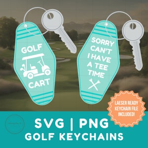 ゴルフ SVG キーチェーン ファイル