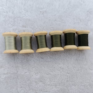 100% natural mulberry silk 6 spools embroidery threads for hand embroidery cross stitch needlepoint #S02T