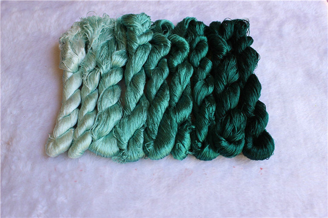 2024人気新作 9 Skeins Silk Mulberry Suzhou Natural 100% Hand-dyed その他
