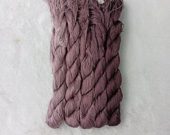 Pack of 5 skeins hand-dyed 100% reeled natural mulberry cocoon silk embroidery floss threads for hand embroidery cross stitch silk #23-1