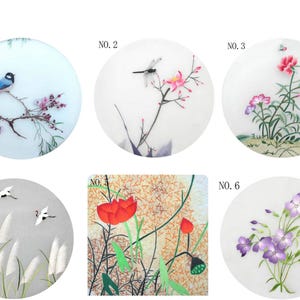 Embroidery Floral Flower patterm DIY patterm| Suzhou embroidery unfinished silk Full Kit Hoop Needle preprint fabric silk yarn
