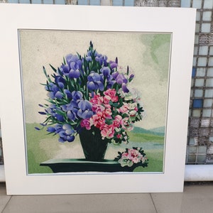 Wandbild Ungerahmt Blume Stickerei Malerei Home Decor Exquisite Chinesische handgemachte Seidenmalerei Suxi Stickerei SIZE 50X 50 CM