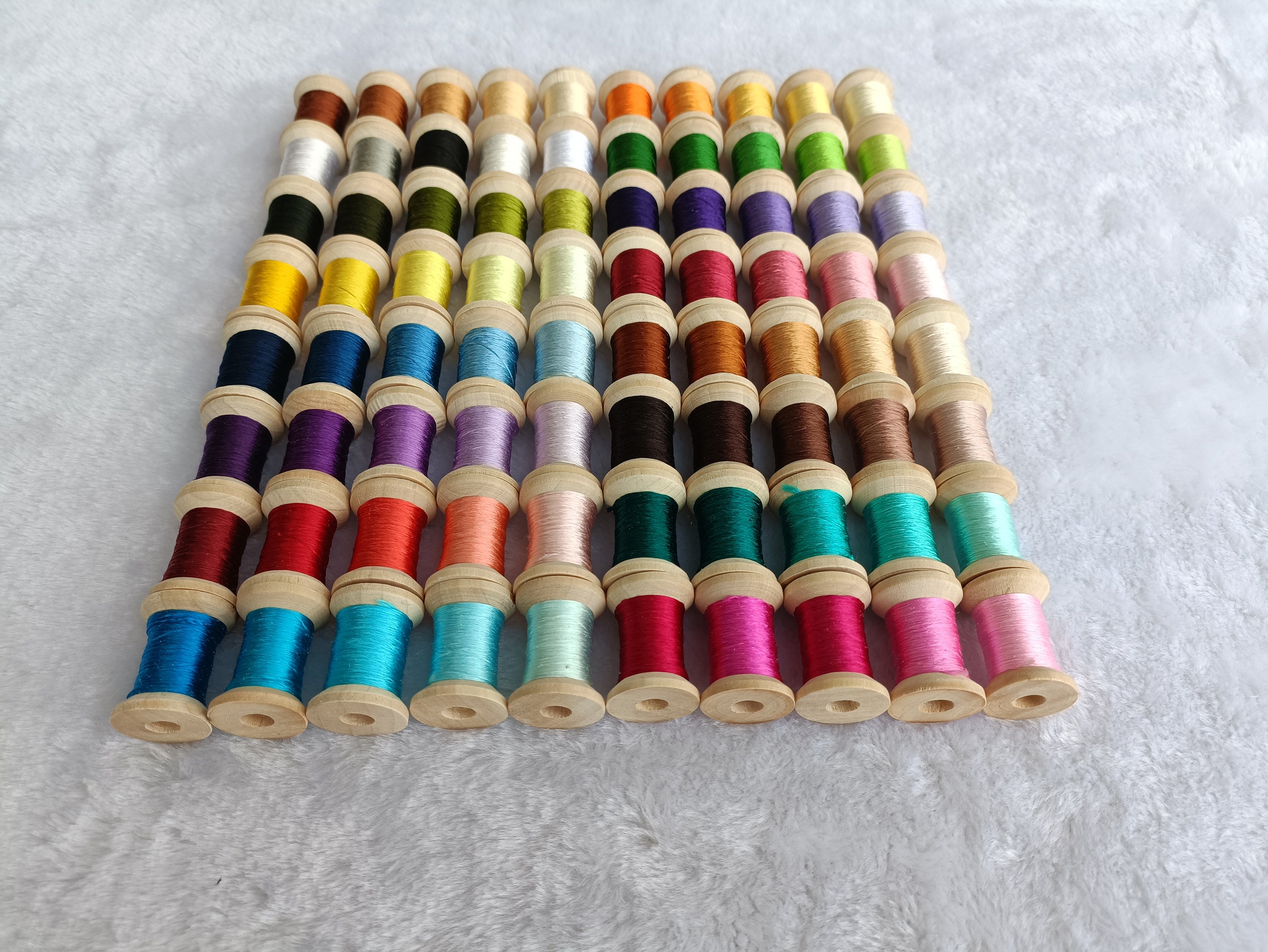 Whole 118 Skeins (ST01 to ST118 Colors) Silk Embroidery Thread