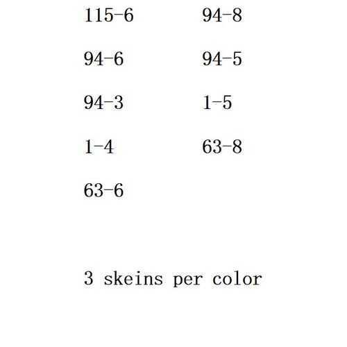 Liste personnalisée 33 écheveaux de couleurs assorties, teints à la main, 100 % soie de mûrier naturelle