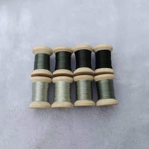 8 spools hand-dyed 100% natural mulberry silk embroidery threads for hand embroidery cross stitch needlepoint #S68T