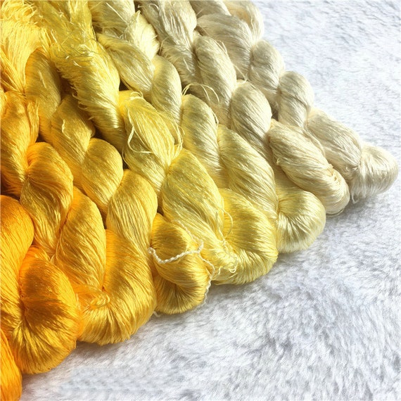 50 Colors Hand-Dyed Natural Mulberry Silk Embroidery Floss Thread - China  Silk Floss and Silk Thread price