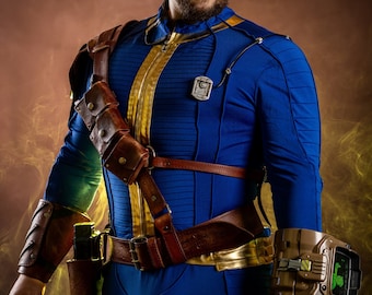 Fallout - Armatura in cuoio della zona contaminata - fatta a mano e personalizzabile
