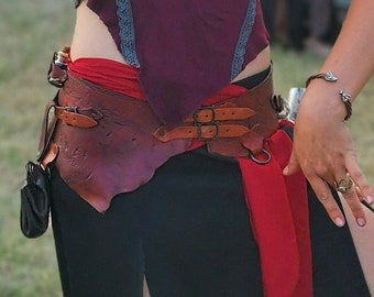 PIRATE BELT corsair big belt Larp Cosplay costume in pure leather medieval high waist armor HANDMADE high quality waistbelt