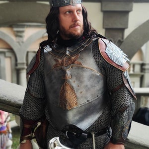 Aragorn Armor Handmade Custom leather full coronation armor LOTR Return of the King image 7