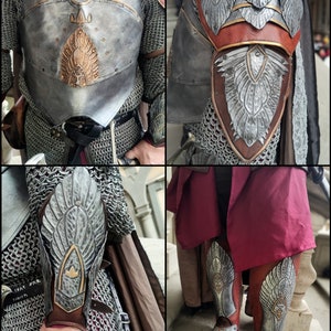 Aragorn Armor Handmade Custom leather full coronation armor LOTR Return of the King image 8