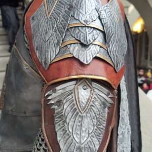 Aragorn Armor Handmade Custom leather full coronation armor LOTR Return of the King image 9