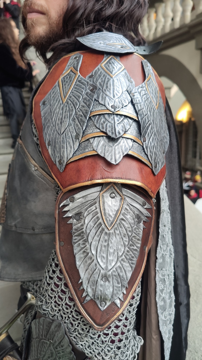Aragorn Armor Handmade Custom leather full coronation armor LOTR Return of the King image 9