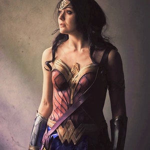 Wonder Woman corset cosplay costume dccomics hd foam Gal Gadot comic convention for her Justice League armor custom size high quality armour image 8