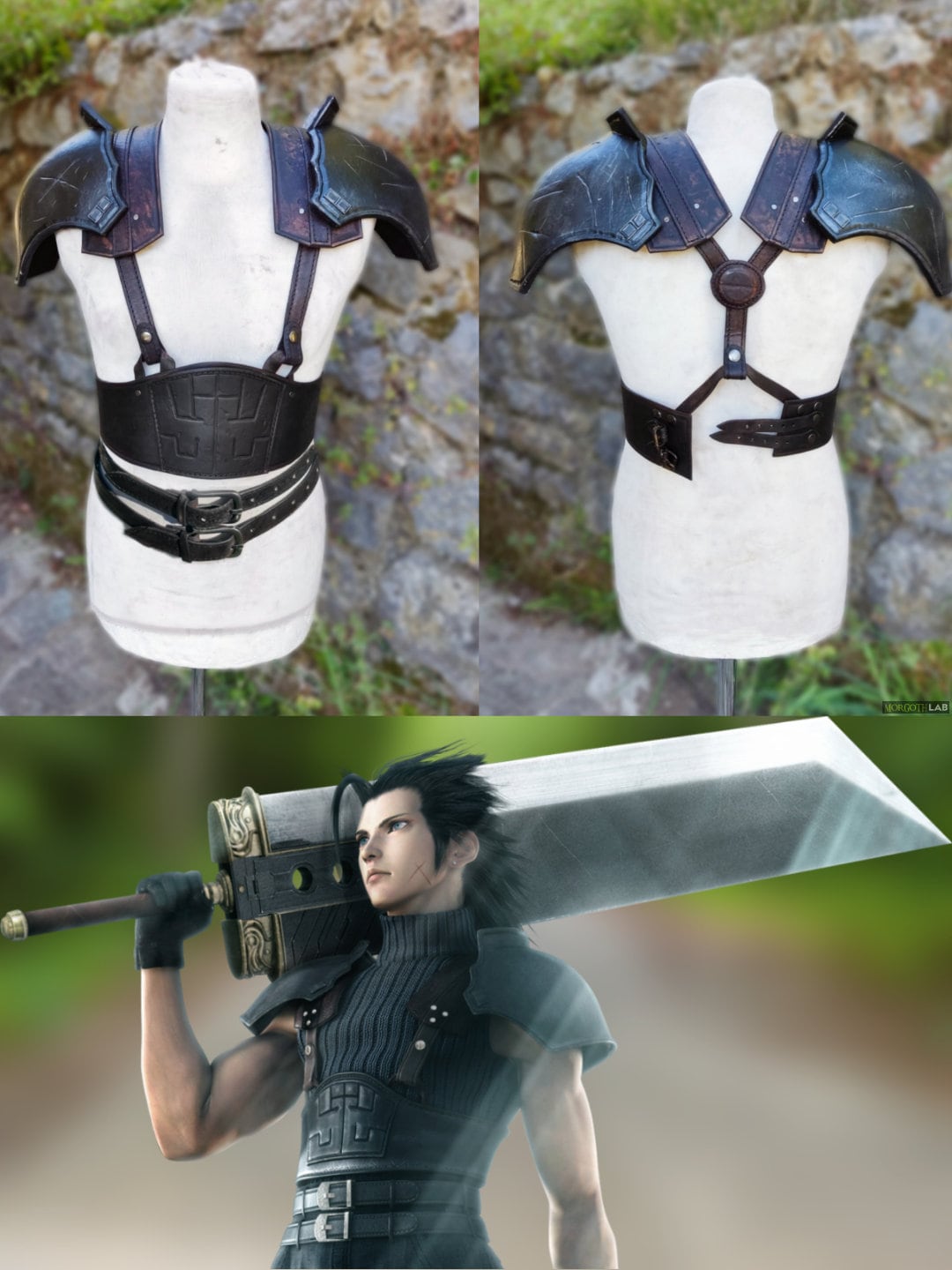 Final Fantasy Cloud Strife Cosplay Costume Accessories Shoulder Belt  Harness