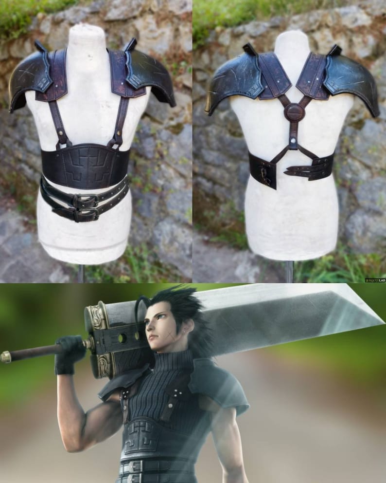 Cosplay Zack Fair Final Fantasy VII en couleur haute qualité personnalisée, costume FF7 image 4