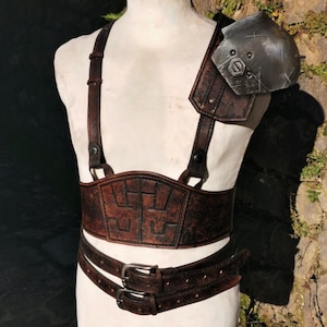 cloud strife costume armor belt cloud strife costume armor belt