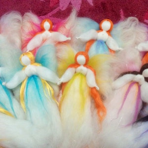 Angels and fairies in wool - Engel und Feen aus Wolle