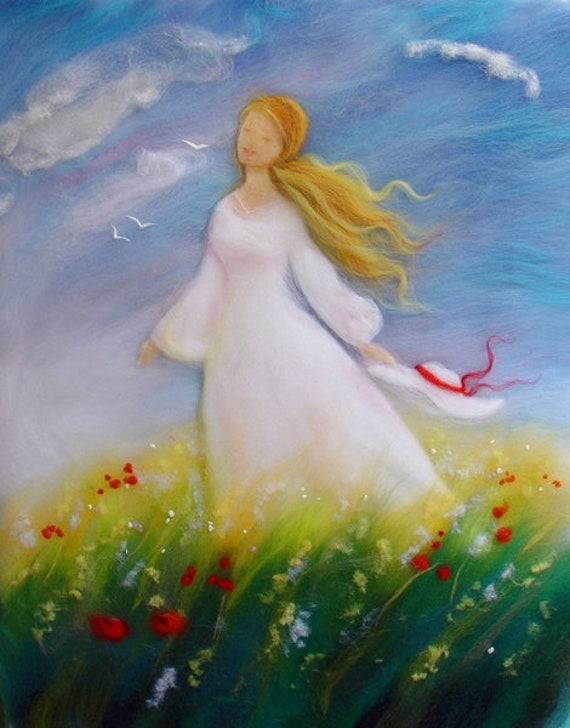 Tableau en Laine Joie de Vivre