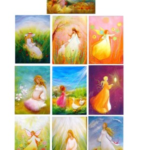 10 cartes romantiques : tableaux en laine