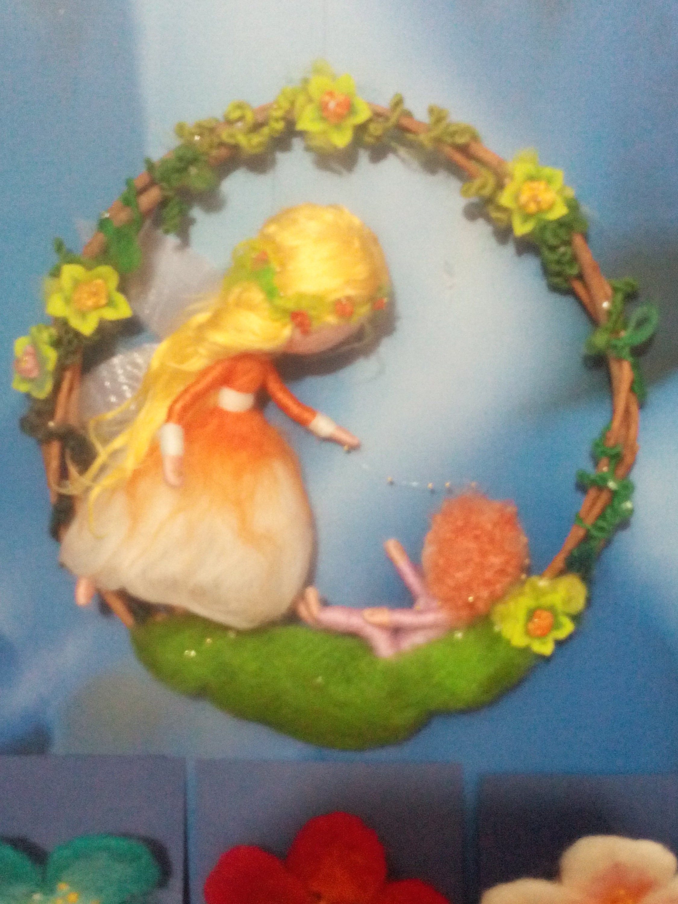 Mobile Elfes en Laine - Elfen Aus Wolle Elves