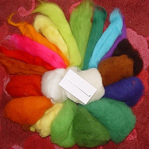 Sachet of various wools - 100g