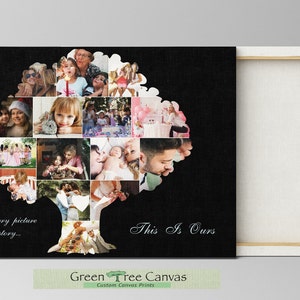 Family Tree Collage, Personalized Photo Collage, Christmas Present, Anniversary Gift, Wedding collage, Family Moments, Printable poster