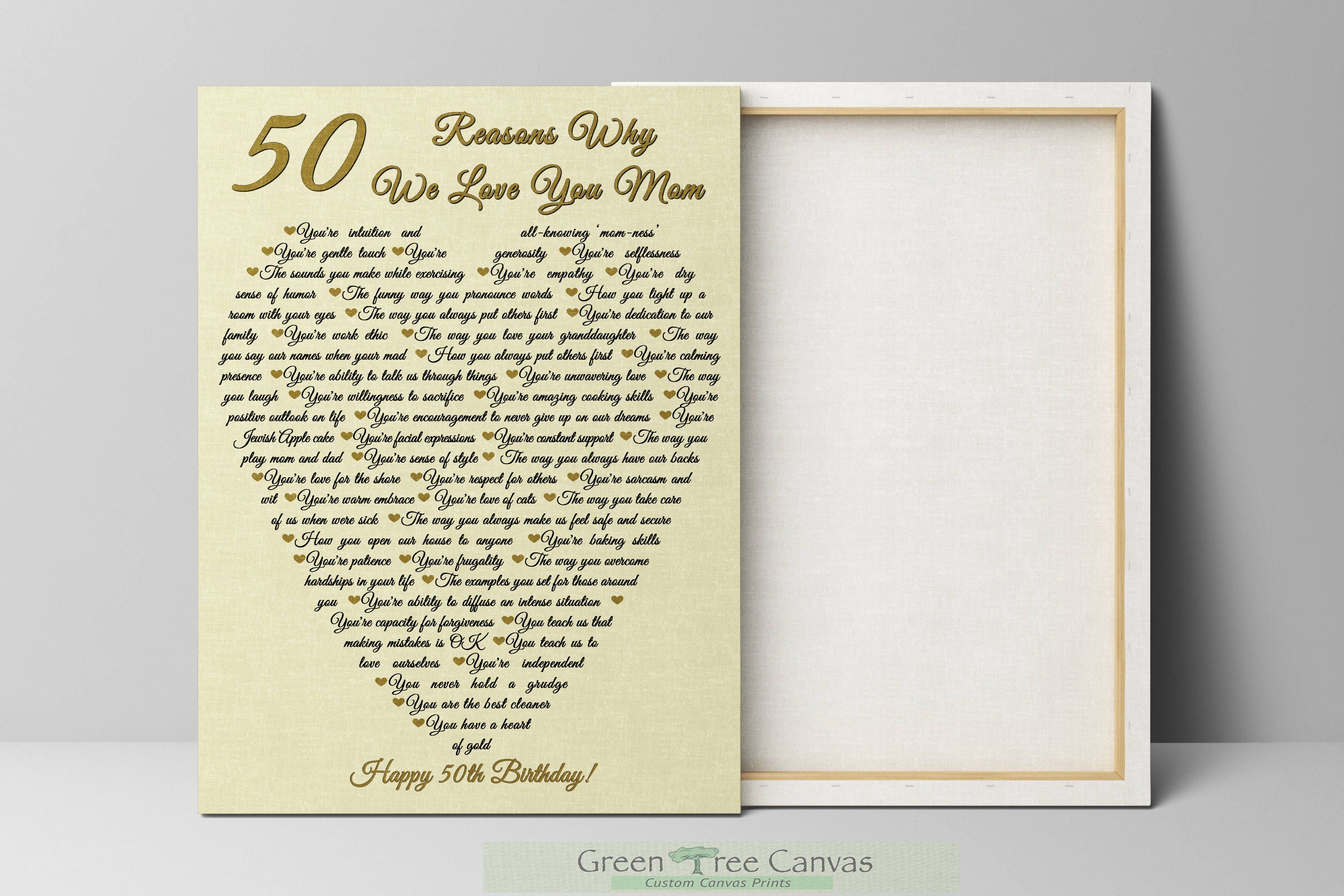 50 Reasons Why We Love You Mom Gift for Mom From Son Reasons - Etsy 50 Reasons Why We Love You Mom Gift for Mom From Son Reasons - Etsy