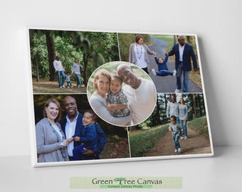 Custom photo collage print, canvas print collage, photo collage, photo collage print, family photos collage, wedding photo collage