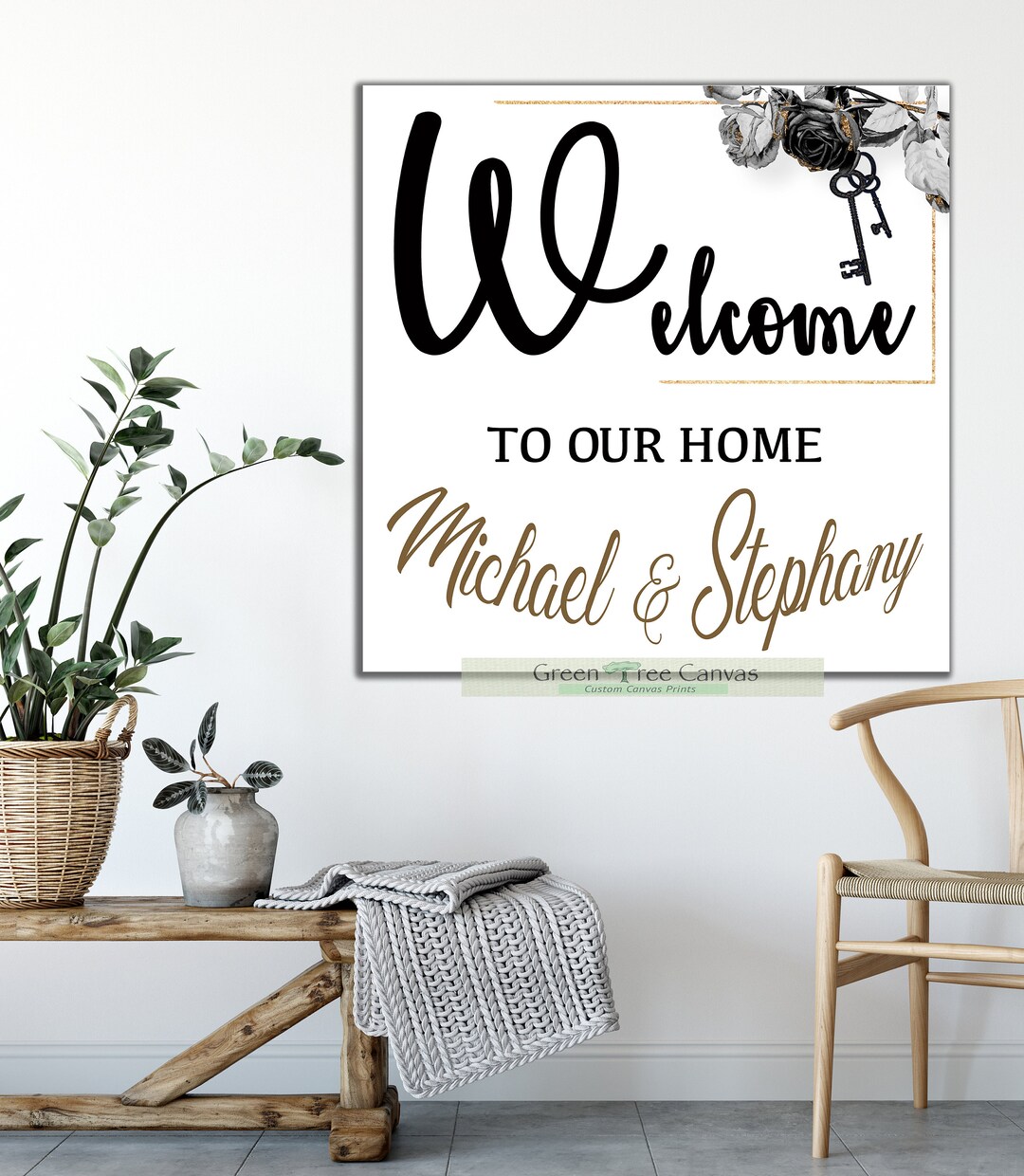 Welcome to Our Home Wood Sign Pallet Sign Family Name Sign Personalized ...