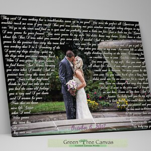 Gift for wife, Anniversary gift for wife, Anniversary gift for women, Husband gift, Women gift, Personalized canvas print, Women gift idea