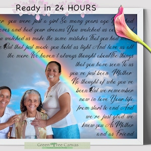 Mom Memorial Poem Ready to Print, Remembrance poem, funeral poem digital download, celebration of life sign, memorial table poem