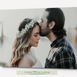 wedding Photo print, 2nd Anniversary, Custom picture print, Personalized gift for boyfriend , Wedding gift, Gift for husband for Christmas