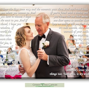 Wedding speech gift,Personalized fathers day, Father of the bride dance, Gifts to dad from daughter, Wedding speech gift image 2