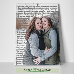 Wedding Ceremony, Personalized Best Friend Gift, Bride gift from maid of honor, Wedding song lyric art, Bride and Groom Gift, Gift for Him