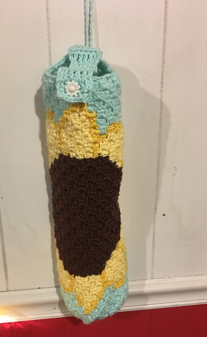 Plastic Bag Holder Bag Storage Crochet Bag Holder Grocery Etsy