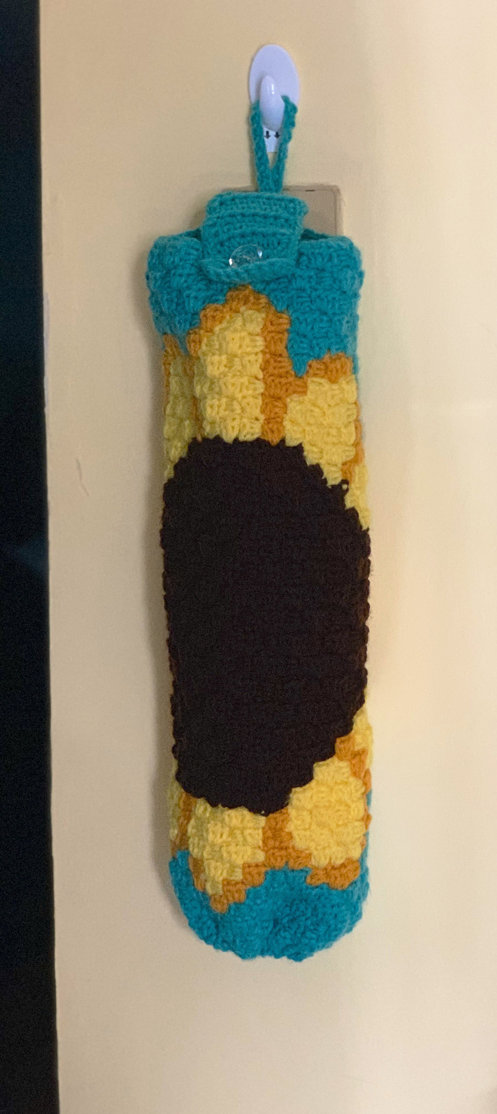 Plastic Bag Holder Bag Storage Crochet Bag Holder Grocery Etsy