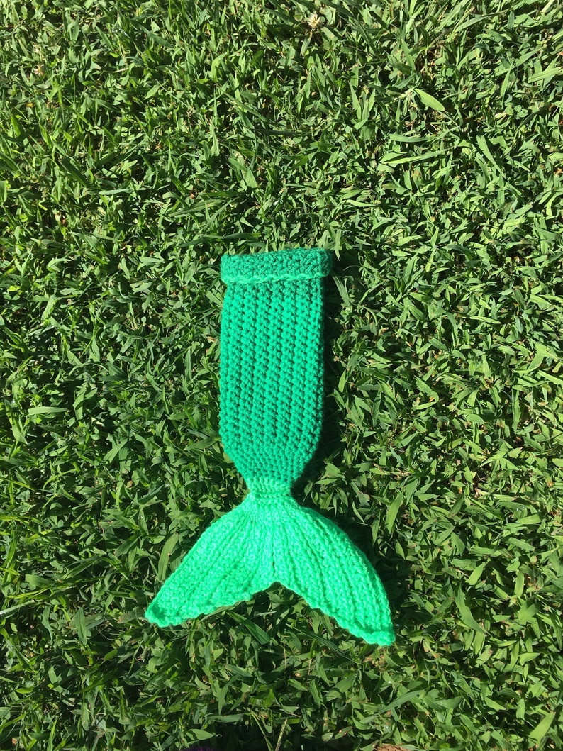 Princess Mermaid Tail Handmade Crochet Mermaid Fin 18 Inch Etsy