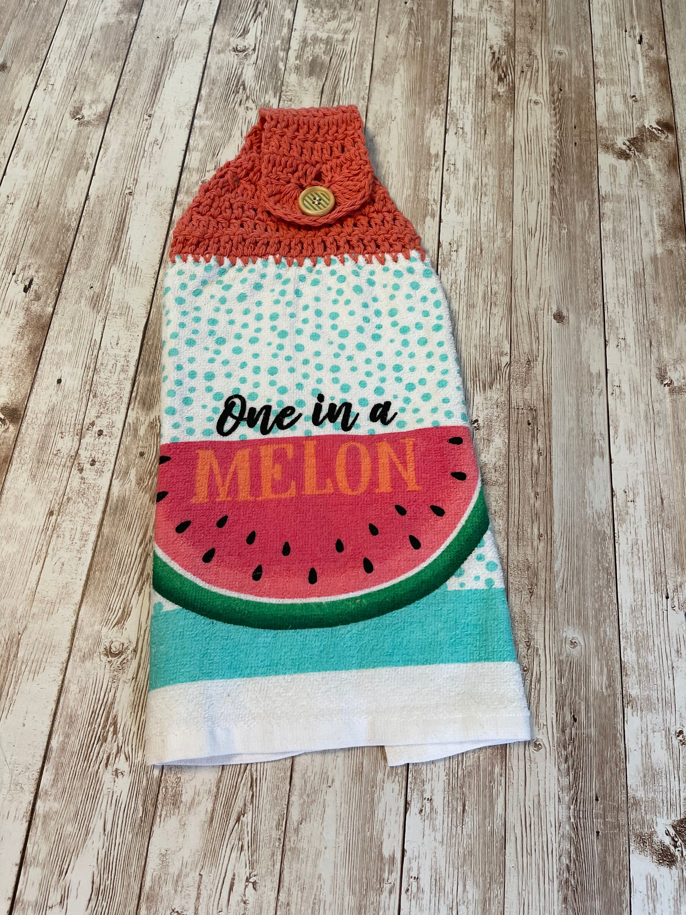 Watermelon Oven towel One in a melonhanging towel garden Etsy