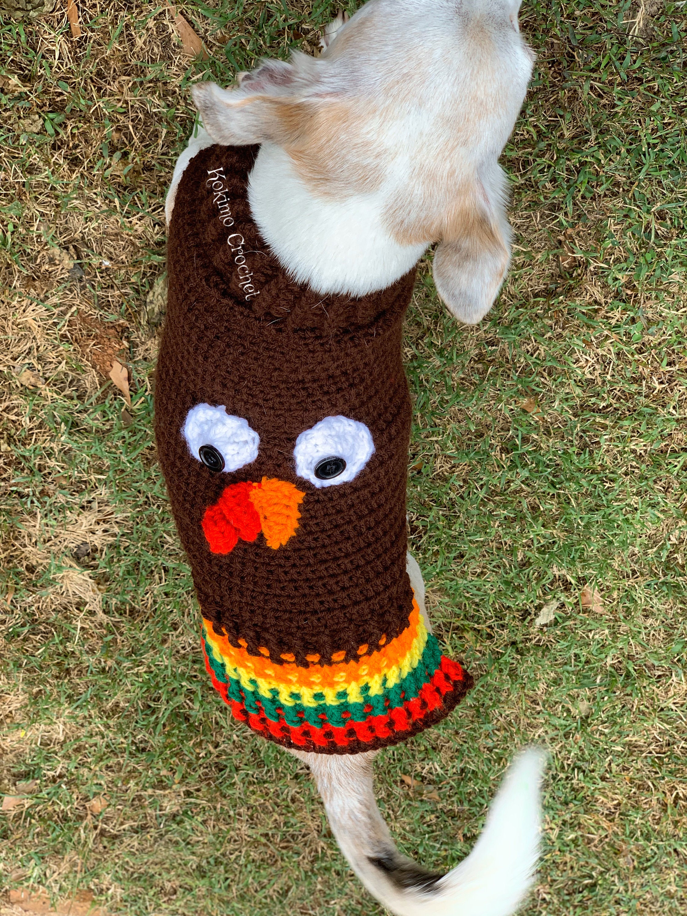 Turkey dog sweater dog costume dog vest doggy clothes Etsy