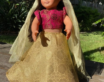 doll indian dress