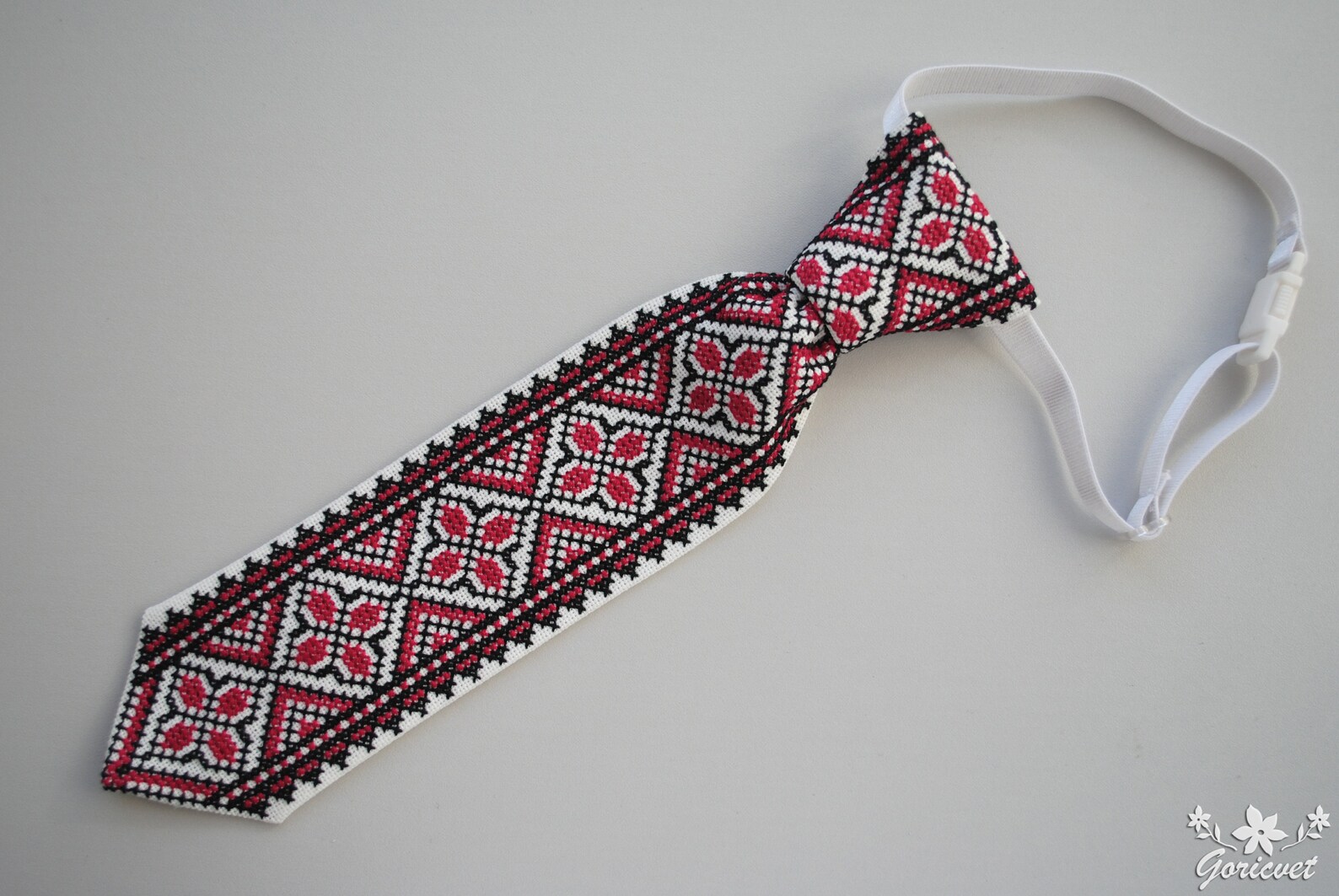 ukrainian embroidered ties