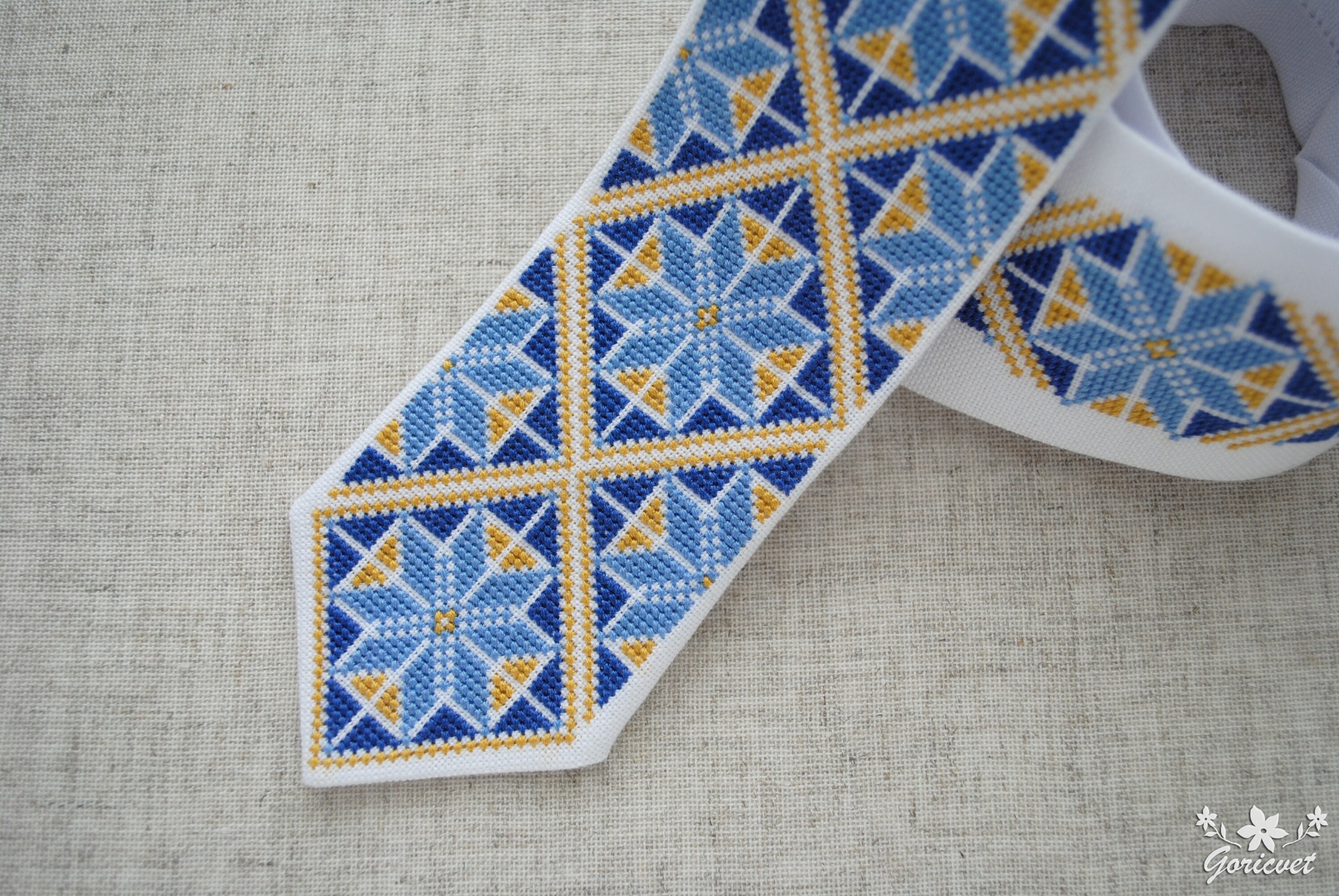 ukrainian embroidered ties