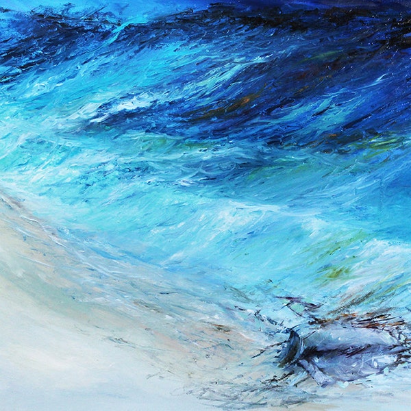 Seascape painting, seascape paintings on canvas original Scandic seascape, seascape art, seascape oil painting, oil painting original