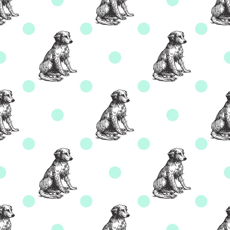 Vintage Dog Wallpaper - PetsWall