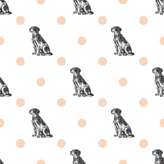 Vintage Dog Wallpaper - PetsWall