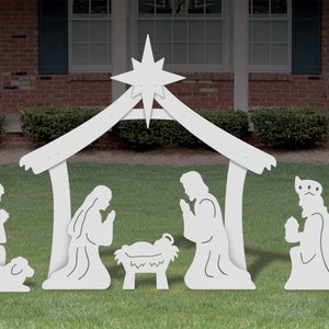 Complete Medium Holy Family Nativity Set