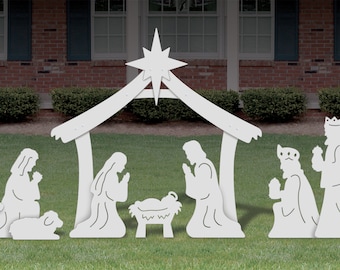 Complete Medium Holy Family Nativity Set