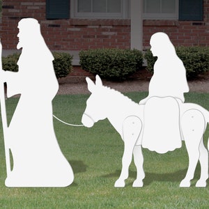 Large Journey to Bethlehem PVC Yard Display