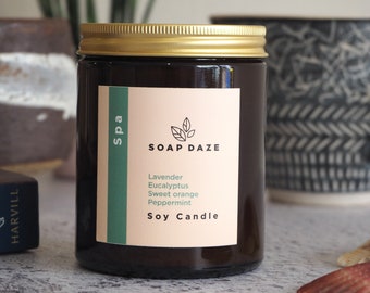 Spa Soy Wax Aromatherapy Candle